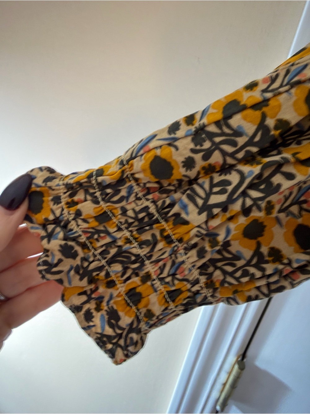 NATURAL LIFE Sunflower Floral Button-Front Maxi Dress - Picture 4 of 7